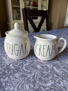 Rae Dunn by Magenta Sugar and Cream Canister Set